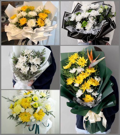 江苏扬州邗江区槐泗镇白事花束代送